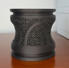 渡辺様用、【馬鹿デカ】鉢、マットな黒、円筒形、内径21cm、3個セット