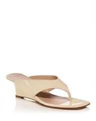 スチュアート ワイツマン レディース シューズ サンダル Stuart Weitzman Womens Vinnie 50 Thong Wedge Sandals Linen