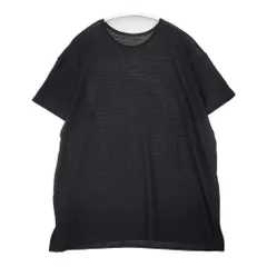 JURGEN LEHL J0102UB612 コットン シアー ボートネック 半袖Ｔシャツ カットソー ブラック レディース ヨーガンレール【中古】6-0511S△のサムネイル