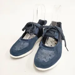 HYKE/adidas 未使用品 AOH-007 メッシュ サイズ22.5cm スニーカー ネイビー レディース ハイク/アディダス【中古】6-0511M◎のサムネイル