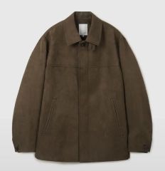 Low classic CREASED LEATHER COAT_BROWN - メルカリ