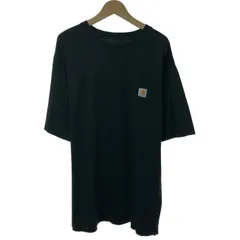 【中古】　Carhartt　Tシャツ　半袖　トップス　クルーネック　無地　胸ポケット　ポケT　オーバーサイズ　アメカジ　古着　/7031