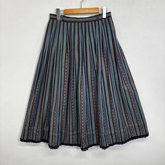 【フォークダンス衣装】マルチカラー 刺繍プリーツスカート ロング丈No.22 フォークダンス衣装】マルチカラー 刺繍プリーツスカート ロング丈No