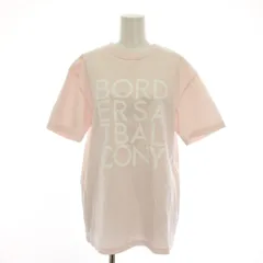 ボーダーズアットバルコニー BORDERS at BALCONY Tシャツ カットソー プリント 半袖 38 ピンク BD2211-2S-07 /YMのサムネイル