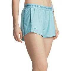 アンダーアーマー レディース ボトムス ハーフパンツ・ショーツ ショートパンツ Womens Under Armour Tech Play Up Shorts Blue Haze ブルー