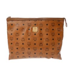 MCM ボディバッグ ウエストポーチ ブラウン - メルカリ