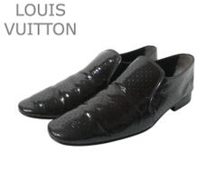 LOUIS VUITTON ドレスアップシューズ（8）パンチング パテントレザー