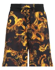 ヴェルサーチ メンズ ボトムス ハーフパンツ・ショーツ ショートパンツバミューダパンツ VERSACE JEANS COUTURE Black ブラックのサムネイル