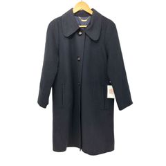 PIACENZA cashmere ピアチェンツァ カシミヤロングコート 丸襟 - メルカリ