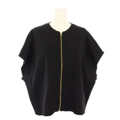 アンフィーロ UNFILO 24AW スリーブレスブルゾン ジップアップ ニット M ブラック KRUMCA0620 /TKのサムネイル