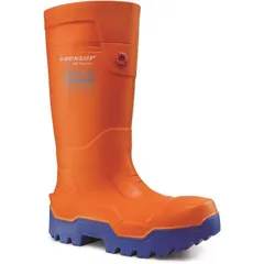ダンロップ レディース シューズ ブーツ・レインブーツ Dunlop Unisex Adult FieldPro Thermo Safety Wellington Boots Orange オレンジ