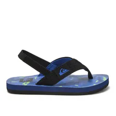 クイックシルバー レディース シューズ サンダル Quiksilver Foundation Toddler Girlslide Sandals Nebulas Blue Black ブラックのサムネイル