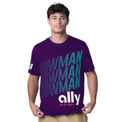 スターター レディース トップス Tシャツ Menstarter Purple Alex Bowman Ally All Star Extreme TShirt Nas Purple パープルのサムネイル