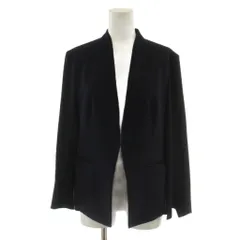 セオリーリュクス theory luxe ノーカラージャケット 上着 40 黒 長袖 無地 039104102890040 /GGのサムネイル