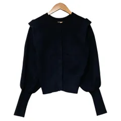 良品 AMERI VINTAGE アメリヴィンテージ クロップドニット カーディガン 01220170110 Free ブラック  レディース 古着 中古 USEDのサムネイル