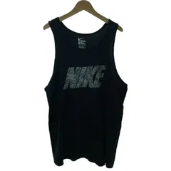 【中古】　NIKE　タンクトップ　トップス　ブランドロゴ　プリント　オーバーサイズ　スポーツ　古着　/7035