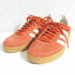 美品 adidas アディダスオリジナルス HANDBALL SPEZIAL ハンドボール スペツィアル スニーカー IG6191 22.5cm オレンジ レディース 古着 中古 USED