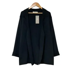 美品 nano UNIVERSE ナノユニバース ミラノリブニットジャケット サイズ36 スミクロ レディース 古着 中古 USEDのサムネイル
