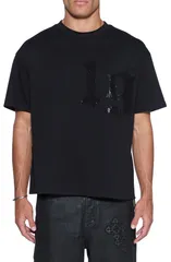スビ メンズ トップス Tシャツ コットン Ksubi Stardom Ekcess Oversize Crystal Embellished Cotton TShirt Black ブラックのサムネイル