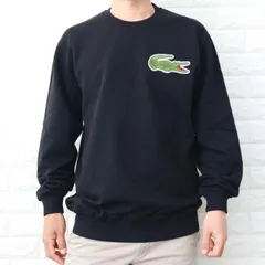コムデギャルソン ラコステ コラボ トレーナー スウェット メンズ ブラック  男女兼用 OMME des GARGONS SHIRT LACOSTE FLT005