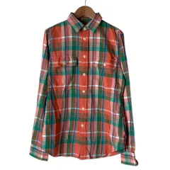 美品 POLO RALPH LAUREN ポロラルフローレン コットン チェック シャツ M マルチカラー メンズ 古着 中古 USED