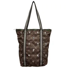 美品 LeSportsac レスポートサック スヌーピー柄 ショルダーバッグ ブラウン レディース 古着 中古 USEDのサムネイル