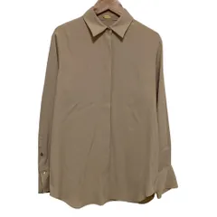 美品 MUSE de Deuxieme Classe ミューズドゥドゥーズィエムクラス EDEN シャツ ロングスリーブ ブラウス ベージュ レディース 古着 中古 USEDのサムネイル