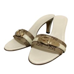 GUCCI グッチ　サンダル　ミュール　37C　GG　USED GUCCI グッチ サンダル ミュール 37C GG USED - メルカリ