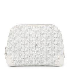 ゴヤール ポーチ ヴァンドーム コスメティックポーチ VENDOTPMLTY50CL50P GOYARD 小物入れ 化粧ポーチ 白