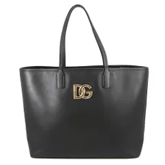 ドルチェ&ガッバーナ トートバッグ FEFE ショッピングバッグ ミディアム レザー DOLCE&GABBANA 黒のサムネイル