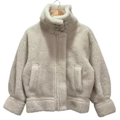 美品 SNIDEL スナイデル ボンバージャケット ボアブルゾン F アイボリー レディース 古着 中古 USEDのサムネイル