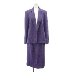 極美品)ジュン アシダ 花柄ジャガード スーツセットアップ シルク 