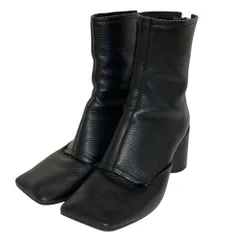 良品 MM6 Maison Margiela メゾンマルジェラ Double Function Ankle Boots アンクルブーツ サイズ38 25cm程度 ブラック レディース 古着 中古 USEDのサムネイル