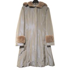NKNIT 25AW faux fur big jacket ベージュ - メルカリ