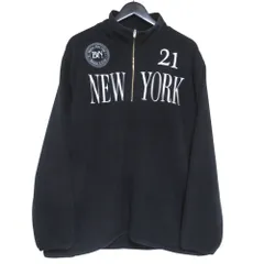 未使用 26SS BTN ドゥーズィエムクラス取扱い Half Zip エンブロイダリー ハーフジップ フリース プルオーバージャケット F ネイビー レディース 古着 中古 USEDのサムネイル
