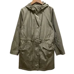 美品 LAUREN RALPH LAUREN ローレンラルフローレン フーデッドコート モッズコート サイズXS カーキ レディース 古着 中古 USEDのサムネイル