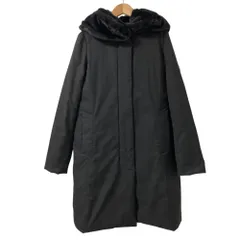 良品 MACKINTOSH LONDON マッキントッシュロンドン メルヴィドライポリエステルダウンコート サイズ38 ブラック  レディース 古着 中古 USEDのサムネイル