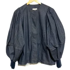 美品 yori ヨリ バルーンデニムブルゾン YR2225-041SP-2 サイズ38 インディゴ レディース 古着 中古 USEDのサムネイル