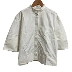 良品 24SS JIL SANDER ジルサンダー スナップボタン ショートスリーブ シャツジャケット サイズ34 ホワイト J02DL0163    レディース 古着 中古 USEDのサムネイル