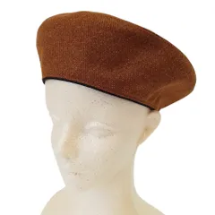 美品 La Maison de Lyllis メゾンドリリス STONCH ベレー帽 帽子 サイズF ブラウン レディース 古着 中古 USEDのサムネイル