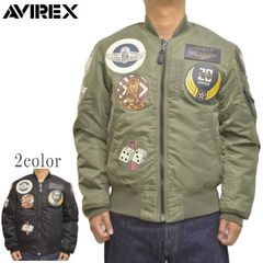新品 AVIREX ヒロアカ リバーシブル ヴィランワッペン MA-1 XL - メルカリ