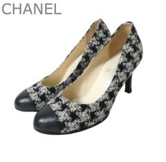 CHANEL シャネル パンプス ココマーク 22.5cm 35.5 黒 - メルカリ