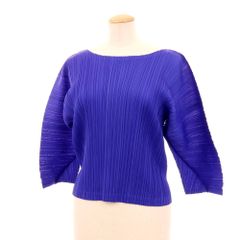 PLEATS PLEASE バイカラードルマンブラウス　サイズ3 PLEATS PLEASE バイカラードルマンブラウス サイズ3 - メルカリ