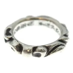CHROME HEARTS (クロムハーツ) SCRL BAND スクロールバンド リング シルバー BCA351のサムネイル