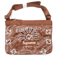 SUPREME (シュプリーム) 22SS Bandana Tarp Side Bag バンダナタープ サイドショルダーバッグ ブラウンのサムネイル