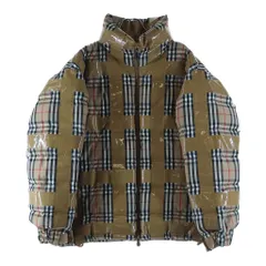 BURBERRY (バーバリー) Tape Design Down Jacket テープデザイン ダウンジャケット ベージュ 4559203/69Eのサムネイル
