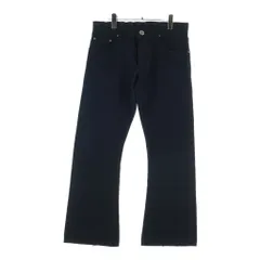 CHROME HEARTS (クロムハーツ) DNM PANTS CRS BTN クロスボールボタン フレアデニムパンツ ブラックのサムネイル