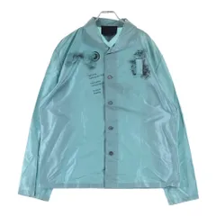 PRADA (プラダ) シルク プリント パジャマシャツ ライトブルー SC627のサムネイル