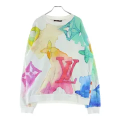 LOUIS VUITTON (ルイヴィトン) 21SS モノグラム・ウォーターカラー・ジャイアント・クルーネックトレーナー スウェット ホワイト/マルチカラー RM211V AU4 HLY02Wのサムネイル