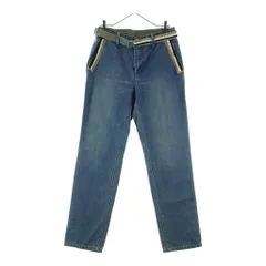 Sacai (サカイ) 17SS ベルテッド コットン ワイドデニムパンツ インディゴ 17-01407Mのサムネイル